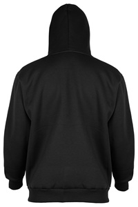 เสื้อฮู้ดดี้โอเวอร์ไซส์ผู้ชาย ผ้าโพลีเอสเตอร์ 5% ผ้าฝ้าย 95% 320 GSM ผ้าสามชั้น สีดำ - Product Image 3