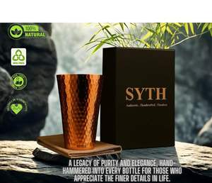 Motif martelé de gobelet en cuivre parfait pour une expérience de boisson pure et un goût naturel - Product Image 3