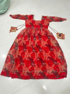 Stylish Silk Embroidered Kurti for Women-Ethnic Festive & Party Wear Casual <b>Dress</b> - Product Image 5