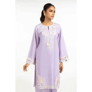 Chemise et pantalon en mousseline de soie brodée IPST-44587 pour le printemps/été - Product Image 3