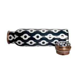 Colección Vintage moderna, botella de agua potable de cobre puro a prueba de fugas, fiesta de boda, eventos, regalo, Vasos - Product Image 3