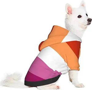 Sweat à capuche pour chien de base pull à capuche doux et chaud pour chien avec trou de laisse et poche manteau d'hiver pour chien vêtements par temps froid pour animaux de compagnie - Product Image 1