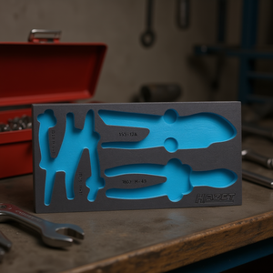 Inserto de Espuma Suave de 2 Componentes Hazet para Cajas de Herramientas 163-121/4, Accesorio - Product Image 3