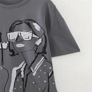 DTG เสื้อยืดลายกราฟิกสำหรับผู้ชายเสื้อยืดเปล่าพิมพ์ลายแนวสตรีทเสื้อยืดไซส์ใหญ่พิเศษสำหรับผู้ชาย - Product Image 5