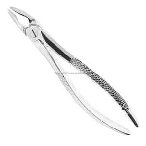 Fórceps quirúrgicos dentales de acero inoxidable Manual de alta calidad Agarre ergonómico Clase II Instrumento de extracción de dientes Certificado CE OEM - Product Image 1