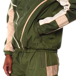 Coupe-vent en nylon personnalisé pour hommes Survêtement imperméable deux pièces de haute qualité avec col à capuche Nouveau design pour l'hiver Garçons - Product Image 5
