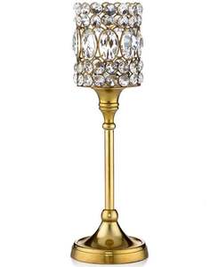 Nuevo candelabro de oro moderno HECHO DE Metal Castle Candler Holder Stand para fiesta de boda y decoración de todos los eventos portavelas - Product Image 3