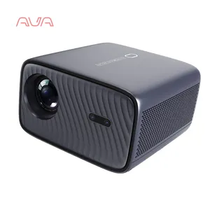 wifi supported projector for home theatre school education outdoor party movie playing TV show real 4K LCD projector