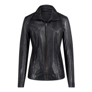 Chaqueta de Cuero para Mujer de Alta Calidad, Hecha a Medida, Transpirable, Chaqueta de Cuero Sólida para Mujer, Chaquetas de Cuero de Alta Calidad - Product Image 6