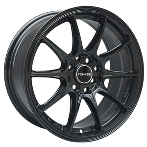 Fonyee新车轮16 17英寸7.0 7.5 J 4x100/114.3铝合金多辐设计汽车轮辋装修模式在当前库存 - Product Image 1