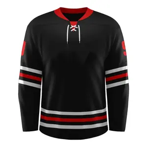 Ultima maglia da Hockey su ghiaccio da uomo di colore nuovo stile maglia da Hockey su ghiaccio per Team Design personalizzato il tuo Logo maglia da Hockey su ghiaccio alta