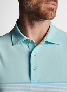 Polo de qualité supérieure, col rabattu, tricoté, logo personnalisé, séchage rapide, respirant, couleur unie, golf pour hommes - Product Image 5