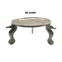 Support à gâteau réglable en métal fait main, moderne et luxueux, respectueux de l'environnement, élégant, pour la présentation de la pâte à sucre, pour la décoration de table de mariage, Zahid Exports
