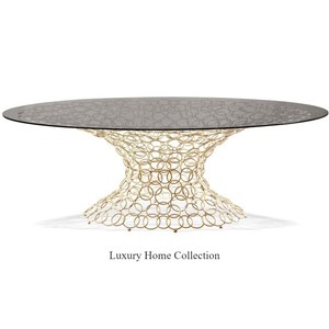 Mesa auxiliar de metal decorativa para el hogar Diseño lujoso Hecho a mano Aspecto admirable Brillante Pulido Atractivo Suministro de muebles para sala de estar - Product Image 1