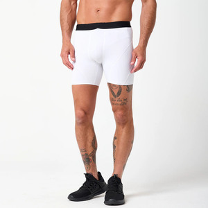 Shorts de compression personnalisés pour hommes en gros, shorts d'entraînement à séchage rapide pour la salle de sport, le jogging, la remise en forme et la musculation - Product Image 2