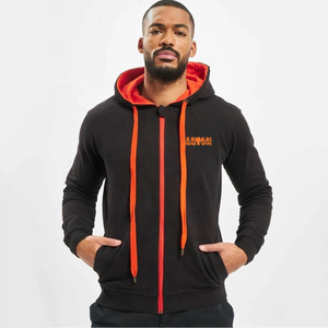 Sweat à capuche pull noir avec logo poitrine avant sweat à capuche décontracté Streetwear confortable imprimé personnalisé - Product Image 1