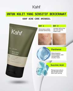 คาห์ฟ ออยล์ แอนด์ แอคเน่ แคร์ เฟซ วอช 100 มล. ซาลิไซลิก แอซิด ควบคุมความมัน ลดสิว ปลอบประโลมผิว และเพิ่มความชุ่มชื้น - Product Image 2