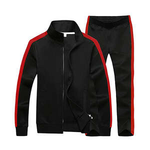 Survêtements pour hommes, vente en gros personnalisée, respirant, couleur unie, jogging confortable, style décontracté, ensemble de survêtement pour hommes - Product Image 6