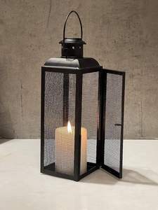 Luxury New Design Antique Brass Metal Candleholder Taper <b>Lanterns</b> for Home Decoration <b>Gold</b> Wholesale Manufacturer Supplier - Product Image 3