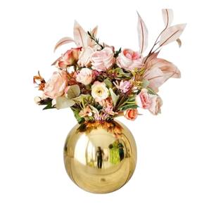 Diseñador de lujo Nuevo Último Elegante Decoración moderna Nuevo Florero de estilo de lujo en hermoso color dorado con acabado brillante - Product Image 6