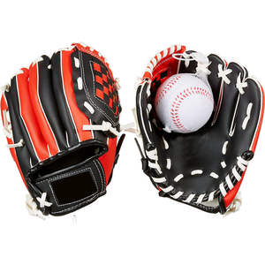 Gants de baseball professionnels personnalisés avec du cuir véritable élégant à 100% et personnalisation du logo - Product Image 2