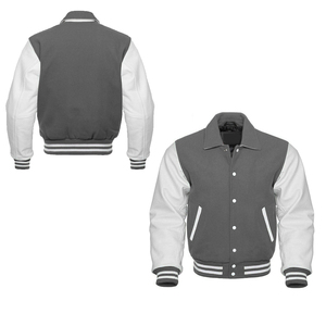 Personalizado de lujo negro Varsity Chaquetas Chaqueta de los hombres de manga de cuero Letterman Varsity chaqueta para los hombres - Product Image 4