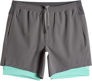 Shorts de compression de sport pour hommes, nouveautés 2025, arrivées en gros, séchage rapide, 2 en 1, décontractés, impression numérique, entraînement - Product Image 1