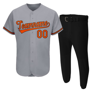 Vêtements de sport à bas quantité minimale de commande uniforme de baseball confortable nouveau design uniforme de baseball à séchage rapide de haute qualité - Product Image 4