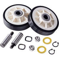 303373K-2 Set Dryer Replacement Parts <b>Kit</b> <b>Electric</b> Spin Dryer Drum Support Roller Household Application Plastic Housing Material - Product Image 1