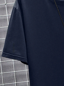 เสื้อยืดคุณภาพสูง ผ้าคอตตอนหนานุ่ม พิมพ์ลายกราฟิกได้ตามต้องการ เสื้อยืดโอเวอร์ไซส์สำหรับผู้ชาย - Product Image 6