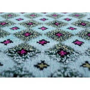 Tapis Manchaha bleu noué à la main en laine et soie de bambou, épaisseur 10 mm, motif géométrique abstrait, rectangulaire, pour la maison et le couloir, modèle Les-1498 - Product Image 3