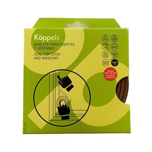 6m. Guarnizione adesiva per porte e finestre tipo D marrone (Koppels B2004M) - Product Image 1