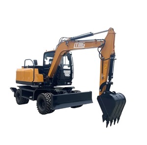4x4 Drive excavadora cargador liugong 777A tractor retroexcavadora para la venta - Product Image 3