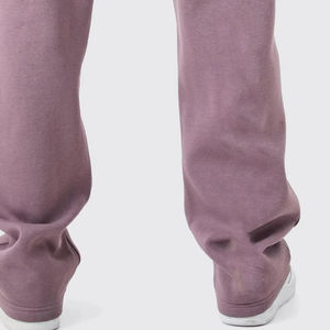 Survêtements unisexes délavés à l'acide pour hommes, avec épaules tombantes et fermeture éclair, 100 % coton French Terry, unis et vierges - Product Image 6