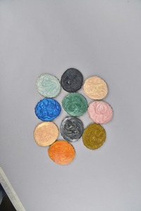 Sous-verres en pierre Vintage Button Shape Luxury Round Wooden Coaster à prix raisonnable utilisé dans la cuisine meilleure qualité - Product Image 4