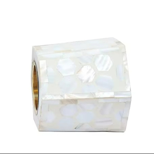 เชิงเทียนทีไลท์ทำจากทองเหลืองไข่มุกสำหรับตกแต่งบ้านโถเทียนคอนกรีตไม่เหมือนใครสำหรับตกแต่งบ้านคริสมาสต์รอมฎอนของขวัญสำหรับศูนย์ - Product Image 1