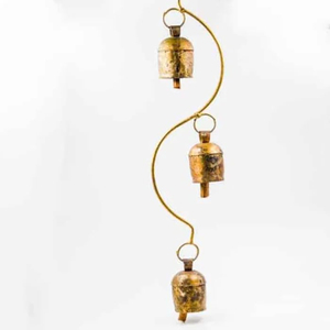 Campanas colgantes de pared doradas de Calidad exclusiva, accesorios de decoración del hogar Vintage para decoración de jardín al aire libre a precio asequible - Product Image 5