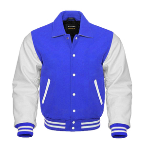 Wholesale Custom Men's High Street Style Varsity <b>Baseball</b> <b>Bomber</b> <b>Jacket</b> Winter Letterman <b>Jacket</b> - Product Image 5
