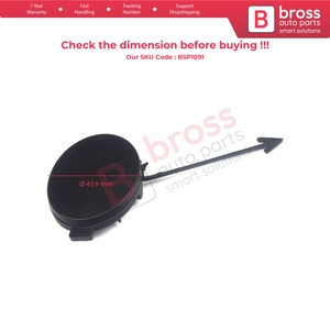 Cubierta de Gancho de Remolque para Parachoques Delantero BSP1091 2K5807241B para Caddy MK3 Facelift 2K SA 2015-2020 - Product Image 6