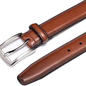 Cinturón de Cuero Vacuno de Alta Calidad para Hombre, Hebilla de Aleación, Ecológico, Ligero, Moderno, con Longitud Personalizable - Product Image 2