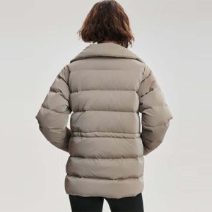 Chaquetas Acolchadas de Invierno para Mujer, de Alta Calidad, Rellenas de Algodón, Ecológicas, Transpirables, para un Estilo Casual y Cómodo al Aire Libre, OEM - Product Image 4