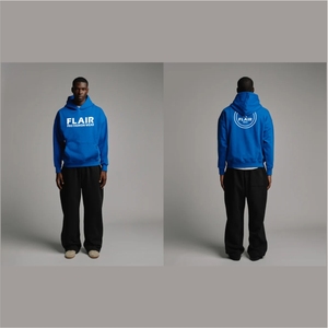 Sudadera con Capucha Extra Grande de Algodón de Alta Calidad, Diseño de Hombros Caídos con Estampado Puff de Alto Peso, Calidad Premium para Hombre - Product Image 1