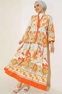 Nouvelle saison femmes été vêtements islamiques robe Abaya caftan tunique dubaï musulman islamique mode turc fait robes islamiques - Product Image 3