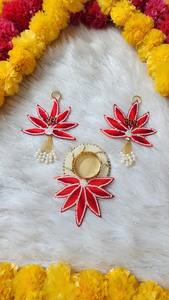 Shubh-Labh Diwali tradicional y decoración de boda india Mandir de luz en T colgante hecho a mano para inauguración de la casa y Ceremonia de Haldi - Product Image 5