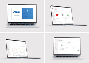 Intercambiador de Calor de Contracorriente BSK, Ventilación con Conductos HRV, Ventiladores EC Controlados por WiFi, Sensor de Humedad, Sistema Inteligente de Recuperación de Aire para el Hogar - Product Image 3