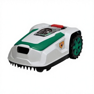 Perimeter Wire Free <b>Battery</b>-Powered R0B0TIC Lawn Mower Cordless 1200sqm BLUET00TH Wiifi APP Control Virtual Boundaries All-Wheel - Product Image 4