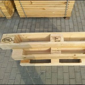 Paletas de Madera de Pino Euro Epal de Fábrica, Ideales para Embalaje de Almacén, Duraderas, en Oferta, Paletas de Madera Baratas - Product Image 2