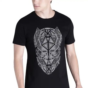 Impresión personalizada al por mayor de su logotipo de marca 100% camisas de algodón en blanco de gran tamaño para hombres camiseta lisa boxy Casual camisetas para hombres - Product Image 1