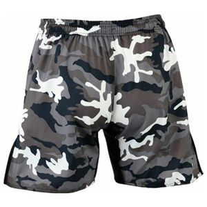 Shorts MMA personnalisés en sublimation, extensibles, lavés, pour hommes, entraînement, combat, grappling, boxe, kickboxing, vêtements de sport, respirants, légers - Product Image 2