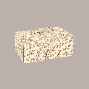 5 uds Cajas de Regalo de cartón con gráfico de flor de melocotón 335x235H140mm para 1kg soporte de Paloma suministros de vacaciones de Pascua - Product Image 1